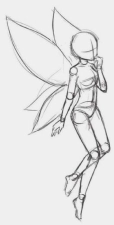 Рисунки фей карандашом для начинающих