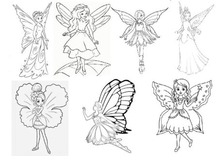 Феи карандашом для срисовки