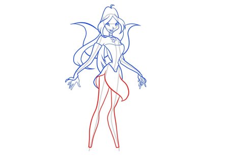 Рисунки для срисовки феи