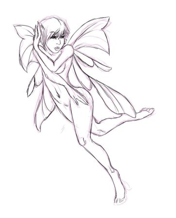 Как нарисовать фею