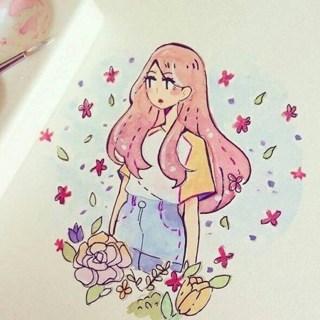 Срисовки для девочек