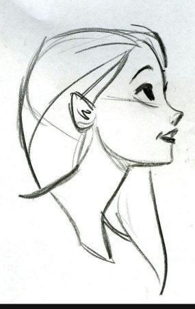 Скетчи карандашом простые