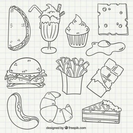 Эда рисунок карандашом