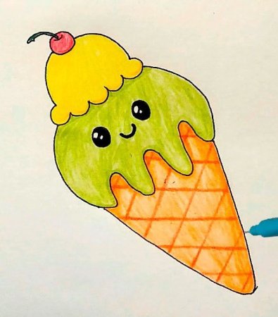 Рисунки для срисовки еда легкие карандашом