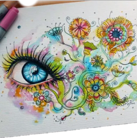 Картинки для срисовки фломастерами