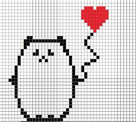 Рисунки по клеточкам Кара