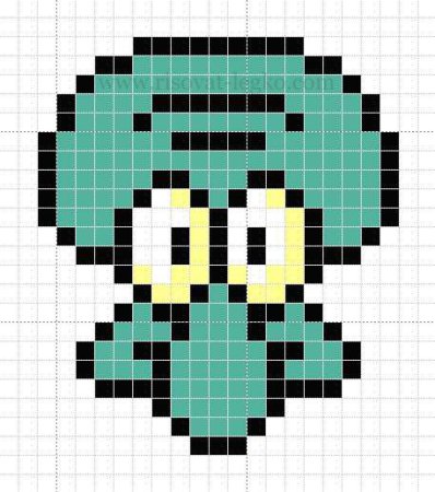 Рисунки по клеточкам девочки