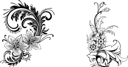 Эскизы узоров и орнаментов