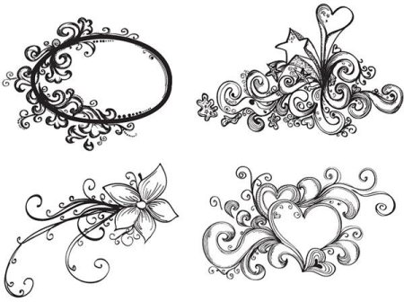 Узоры для рисования карандашом