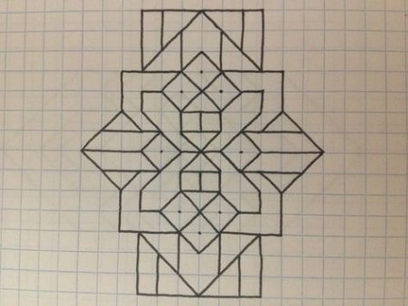 Рисование по клеточкам ручкой