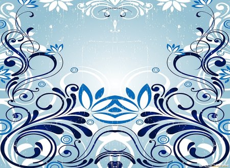 Красивый зимний орнамент