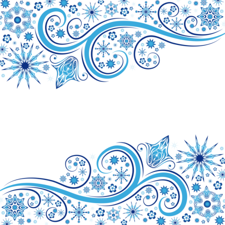 Угловые зимние узоры