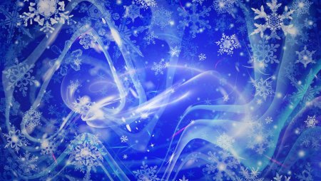 Новогодние узоры на прозрачном фоне