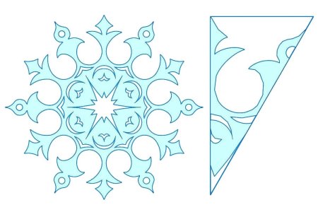 Снежинка рисунок