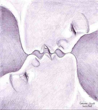 Сердечко рисунок карандашом