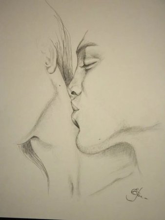 Рисунки карандашом любовь