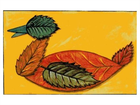 Составление узоров из листьев