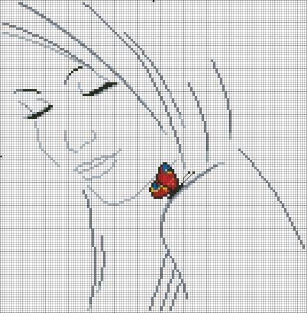 Вышивка гладью схемы