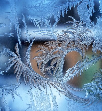 Фон снежинки