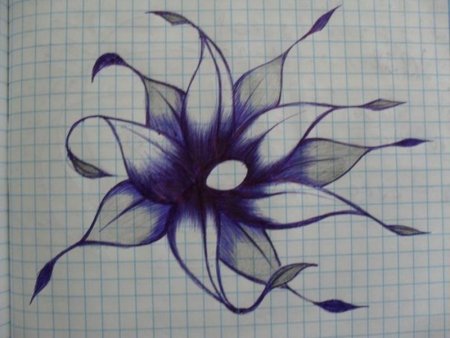 Рисунок ручкой для начинающих