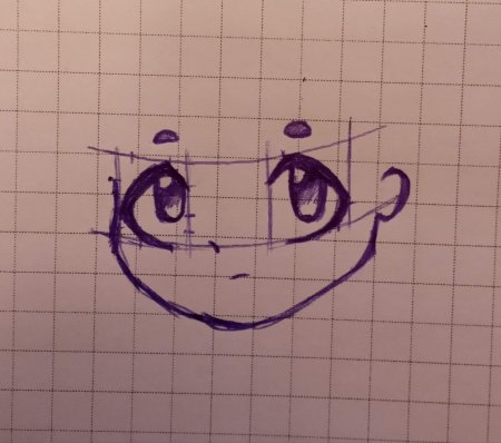 Рисунок ручкой в тетради легкий