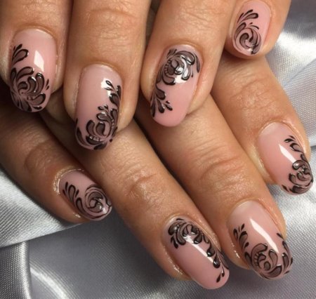Маникюр с узорами