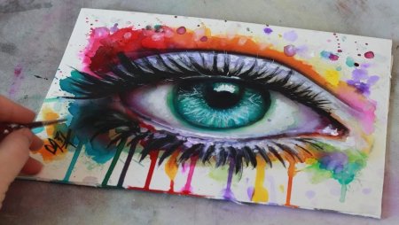 Рисунки красками для начинающих