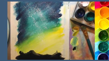 Бабочка акрилом