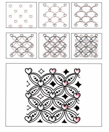 Танглы для начинающих пошагово схемы