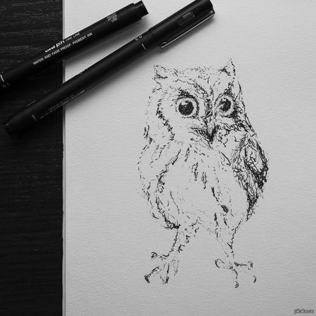 Рисунки гелевой ручкой цветы