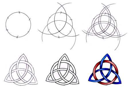 Красивые рисунки циркулем