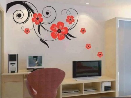 Роспись стен узоры