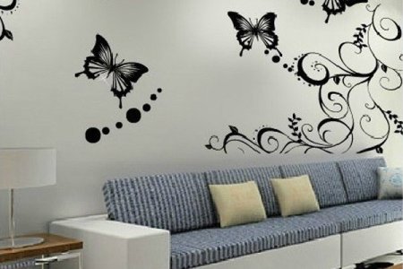 Декоративные узоры на стене