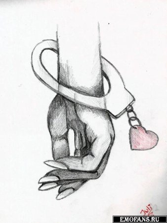 Рисунки карандашом грустные