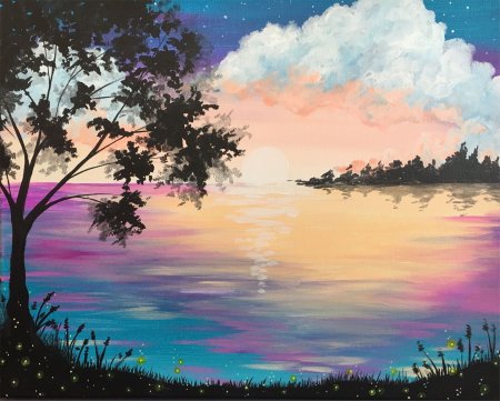 Бельчев картины горы акрилом