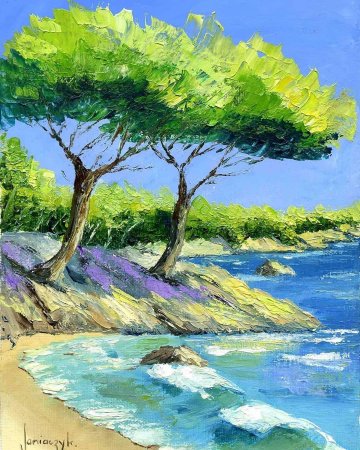 Природа гуашью для начинающих