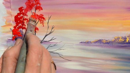 Пейзаж гуашью для начинающих