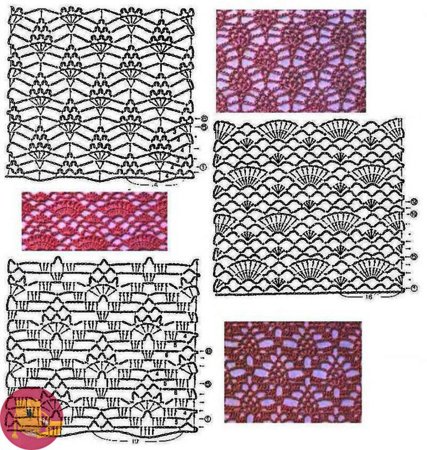 Вязание ажурного шарфа спицами со схемами