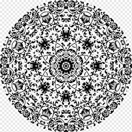 Красивые узоры черно белые