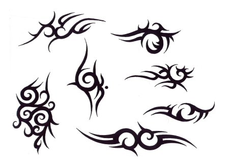 Тату абстракция