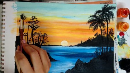Рисование на холсте для начинающих