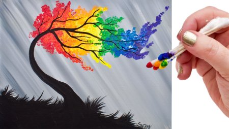 Рисование акрилом