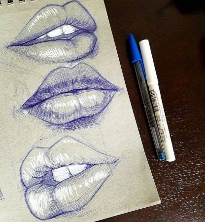 Нарисовать татуировку карандашом