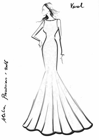 Платья для рисования