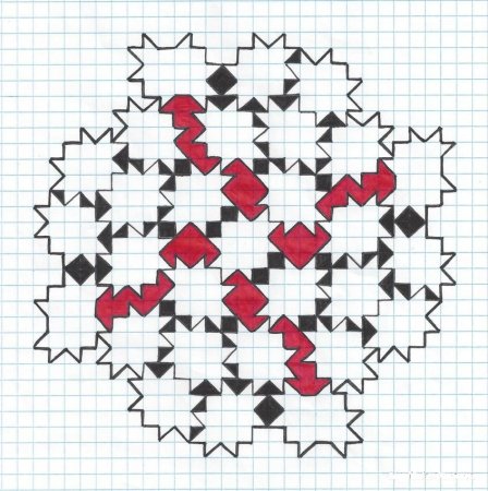 Красивые узоры по клеточкам