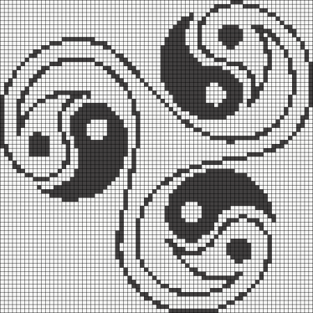 Узоры по клеточкам в тетради