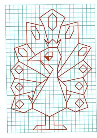 Узоры по клеточкам сложные