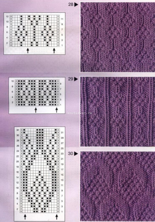 Простое ажурное вязание спицами схемы и описание бесплатно