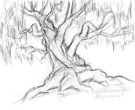 Дерево для срисовки