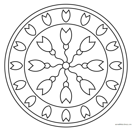 Тарелка раскраска для детей